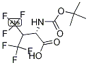 (L)-4,4,4,4',4',4'-HEXAFLUOROVALINE, N-BOC PROCTECTED Structure