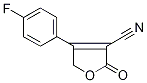 4-(4-Fluorophenyl)-2-oxo-2,5-dihydrofuran-3-carbonitrile 97% Structure