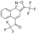 2,2,2-Trifluoro-1-[3-(trifluoromethyl)naphtho[1,2-c]isoxazol-5-yl]ethanone Structure