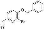 5-(Benzyloxy)-6-bromo-2-pyridinecarbaldehyde 化学構造式