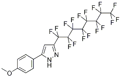 5-(4-Methoxyphenyl)-3-perfluorooctyl-1H-pyrazole