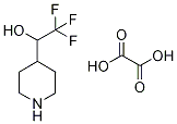 1-(Piperidin-4-yl)-2,2,2-trifluoroethan-1-ol ethane-1,2-dioate Structure