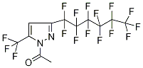 1-Acetyl-3-(perfluorohexyl)-5-(trifluoromethyl)-1H-pyrazole Structure