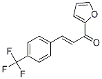 4-[(1E)-3-(Fur-2-yl)-3-oxoprop-1-en-1-yl]benzotrifluoride, 2-{(2E)-3-[4-(Trifluoromethyl)phenyl]prop-2-enoyl}furan Struktur
