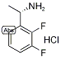 (S)-2,3-Difluoro-alpha-methylbenzylamine hydrochloride Struktur