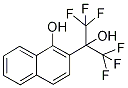 2-(1,1,1,3,3,3-Hexafluoro-2-hydroxyprop-2-yl)-1-hydroxynaphthalene 结构式