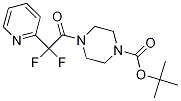 tert-Butyl 4-[difluoro(pyridin-2-yl)acetyl]piperazine-1-carboxylate Struktur
