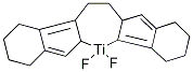 (rac)-Ethylenebis(4,5,6,7-tetrahydroinden-1-yl)difluorotitanium(IV) Structure
