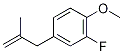 3-(3-Fluoro-4-methoxyphenyl)-2-methylprop-1-ene Structure
