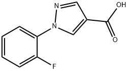 1-(2-fluorophenyl)-1H-pyrazole-4-carboxylic acid Structure
