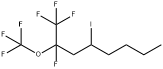 4-Iodo-1,1,1,2-tetrafluoro-2-(trifluoromethoxy)octane Structure