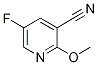 5-Fluoro-2-methoxypyridine-3-carbonitrile, 3-Cyano-5-fluoro-2-methoxypyridine Struktur
