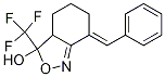(7E)-3,3a,4,5,6,7-Hexahydro-7-(phenylmethylene)-3-(trifluoromethyl)-2,1-benzisoxazol-3-ol|