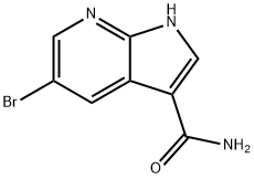 5-Bromo-1H-pyrrolo[2,3-b]pyridine-3-carboxamide Structure