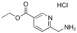 Ethyl 6-(Aminomethyl)Nicotinate Hydrochloride Struktur