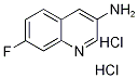 3-Amino-7-fluoroquinoline dihydrochloride Structure
