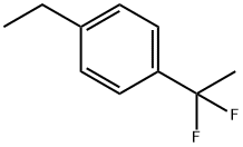 1-(1,1-Difluoroethyl)-4-ethylbenzene 化学構造式