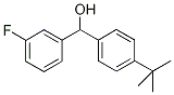 (4-(叔丁基)苯基)(3-氟苯基)甲醇 结构式