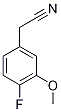 4-Fluoro-3-methoxyphenylacetonitrile Structure