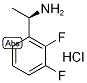 (R)-2,3-Difluoro-alpha-methylbenzylamine hydrochloride Structure