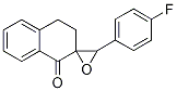 2-(4-Fluorobenzylidene)-1-tetraloneepoxide Structure
