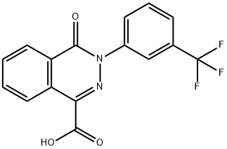 3-(4-Carboxy-1-oxophthalazin-2(1H)-yl)benzotrifluoride Structure
