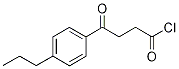 4-Oxo-4-(4-propylphenyl)butanoyl chloride Struktur