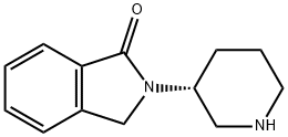 (R)-2-(Piperidin-3-yl)isoindolin-1-one Struktur