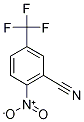 2-Cyano-4-(trifluoromethyl)nitrobenzene, 2-Nitro-5-(trifluoromethyl)benzonitrile Structure