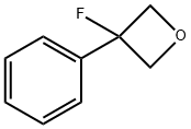 3-氟-3-苯基氧杂环丁烷 结构式