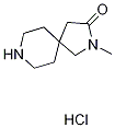2-甲基-2,8-二氮杂螺[4.5]癸-3-酮盐酸盐,1380300-72-0,结构式