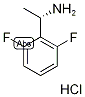 (S)-2,6-Difluoro-alpha-methylbenzylamine hydrochloride Struktur
