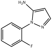 1-(2-Fluorophenyl)-1H-pyrazol-5-amine Struktur