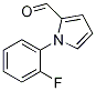 1-(2-Fluorophenyl)pyrrole-2-carboxaldehyde 95% 结构式