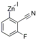 2-Cyano-3-fluorophenylzinc iodide 0.5M solution in THF Structure