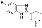 5-Fluoro-2-(piperidin-3-yl)-1H-benzimidazole 结构式