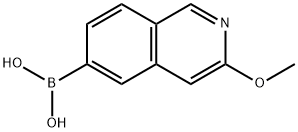 3-Methoxyisoquinolin-6-yl-6-boronic acid Structure
