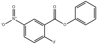 4-Fluoro-3-(phenoxycarbonyl)nitrobenzene Struktur