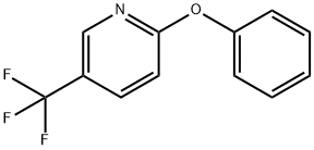 吡啶, 2-苯氧基-5-(三氟甲基)- 结构式