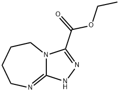 Ethyl 5H,6H,7H,8H,9H-[1,2,4]triazolo[4,3-a][1,3]diazepine-3-carboxylate Struktur