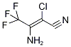 (2E)-3-Amino-2-chloro-4,4,4-trifluorobut-2-enenitrile 98% Structure