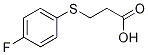 3-(4-Fluorophenylthio)propanoic acid, tech Structure