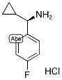 (R)-alpha-Cyclopropyl-4-fluorobenzylamine hydrochloride Structure