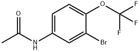 3'-ブロモ-4'-(トリフルオロメトキシ)アセトアニリド 化学構造式