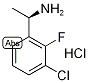 (R)-3-Chloro-2-fluoro-alpha-methylbenzylamine hydrochloride Structure