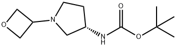 (S)-tert-Butyl 1-(oxetan-3-yl)pyrrolidin-3-ylcarbamate Structure