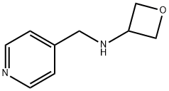 N-(Pyridin-4-ylmethyl)oxetan-3-amine Struktur