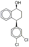 trans (1R,4S)-4-(3,4-Dichlorophenyl)-1,2,3,4-tetrahydro-naphthalen-1-ol-D4 Structure