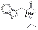 N-(2,2-Dimethylpropylidene)-L-tryptophan Monosodium Salt Structure