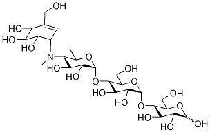 N-Methyl Acarbose Structure
